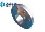 With flat welding neck flange (SO)