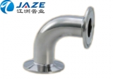 Sanitary quick-install elbow